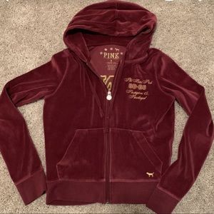 Victoria Secret Pink velour sweat suit